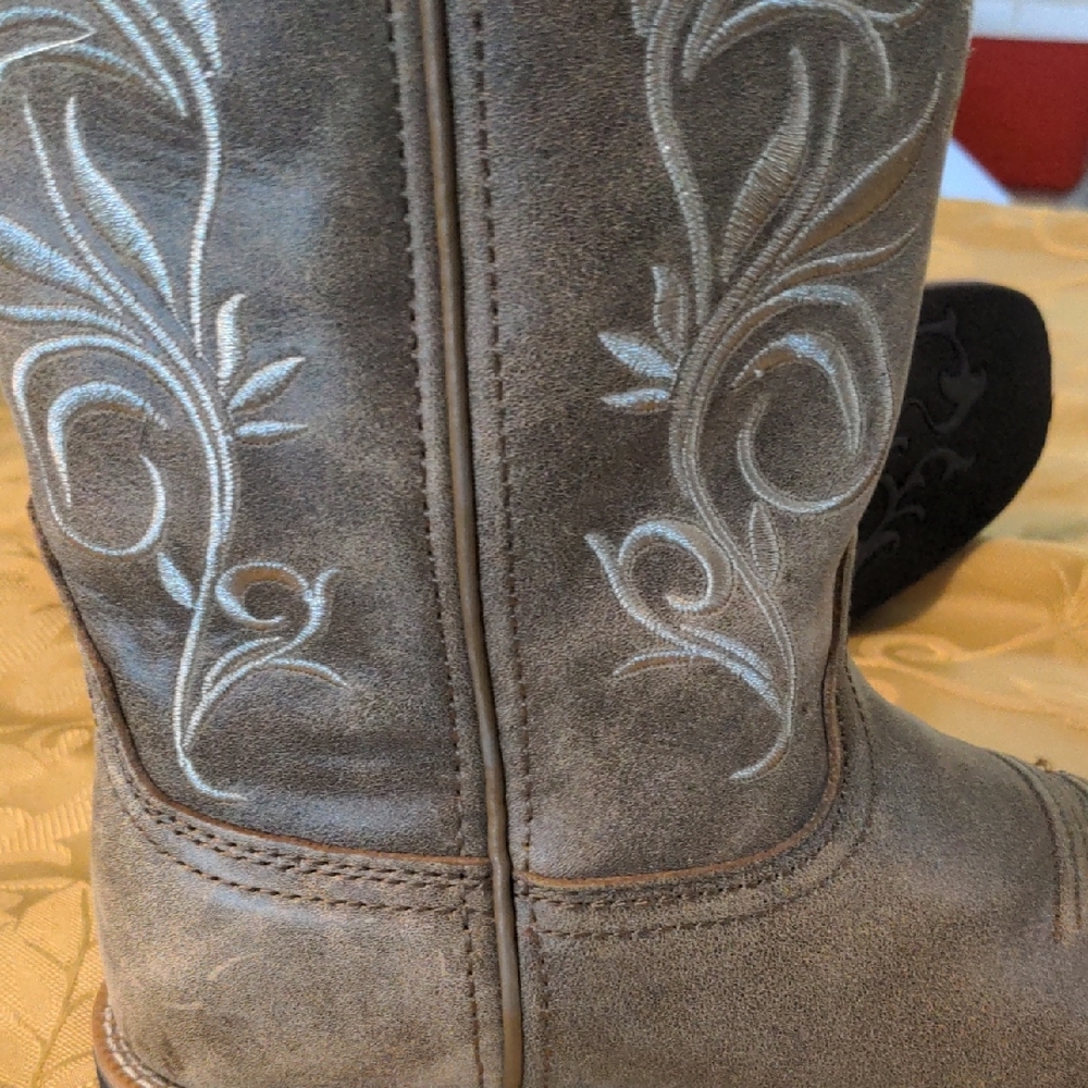 🤠Boots Square Toe Western Style - Picture 2 of 8